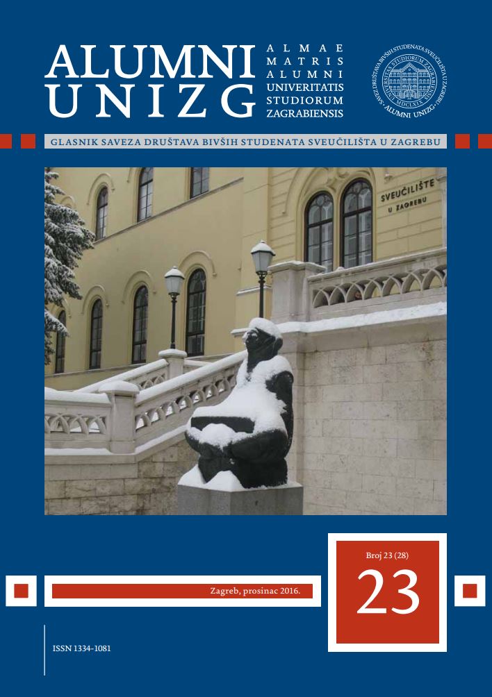 prikaz prve stranice dokumenta Glasnik Saveza društava bivših studenata i prijatelja Sveučilišta u Zagrebu 23(28), 2016
