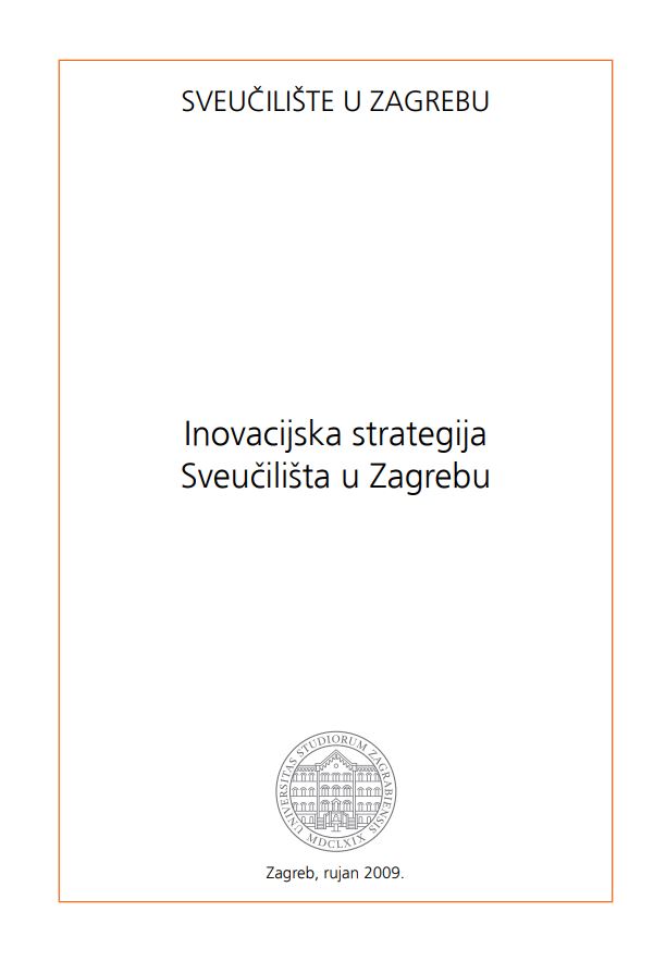 prikaz prve stranice dokumenta Inovacijska strategija Sveučilišta u Zagrebu